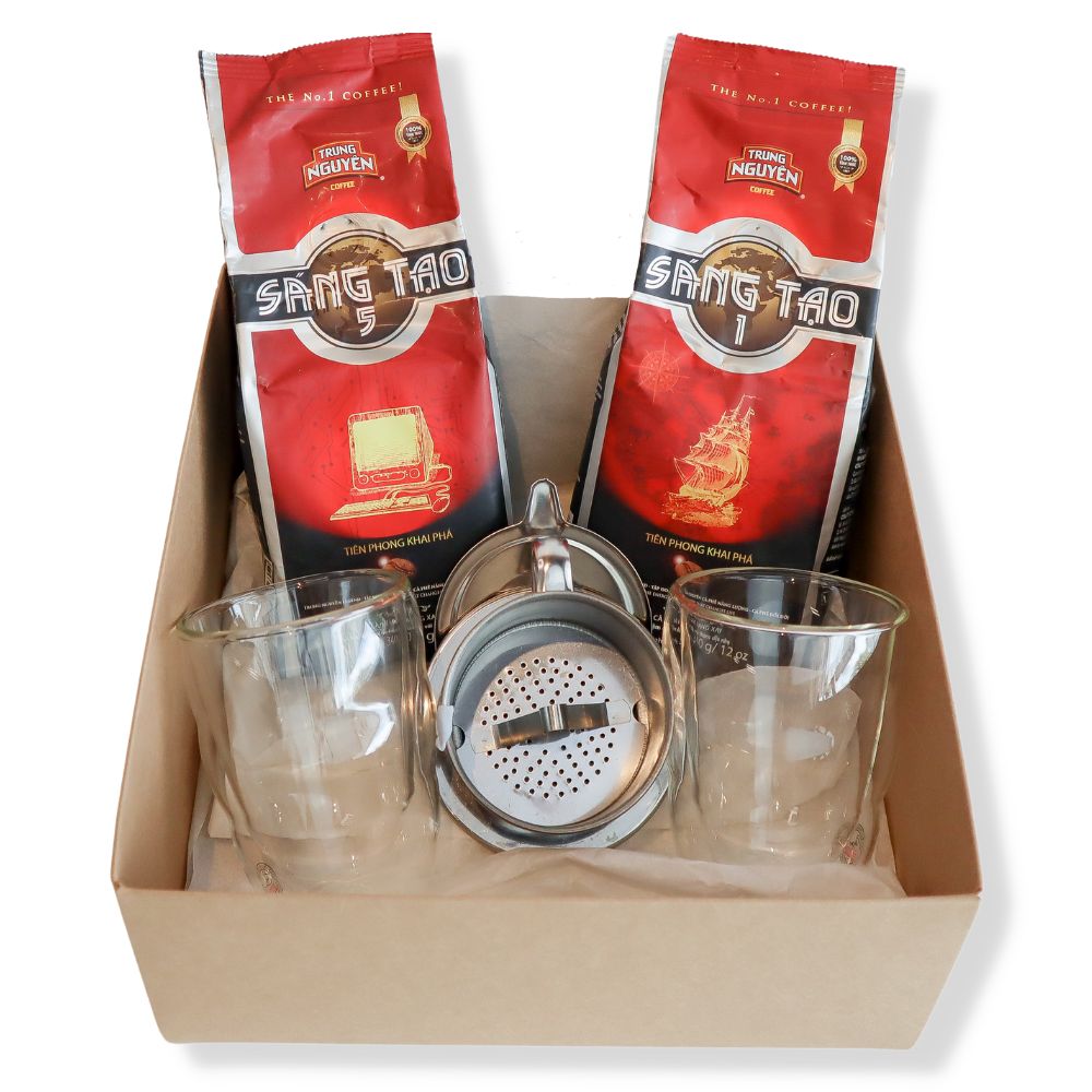 The Ultimate Vietnamese Coffee Gift Pack - 2 glasses image