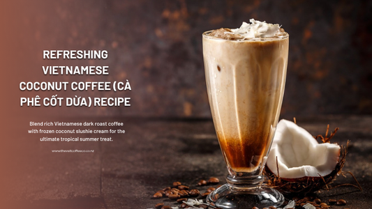Refreshing Vietnamese Coconut Coffee (Cà Phê Cốt Dừa) Recipe