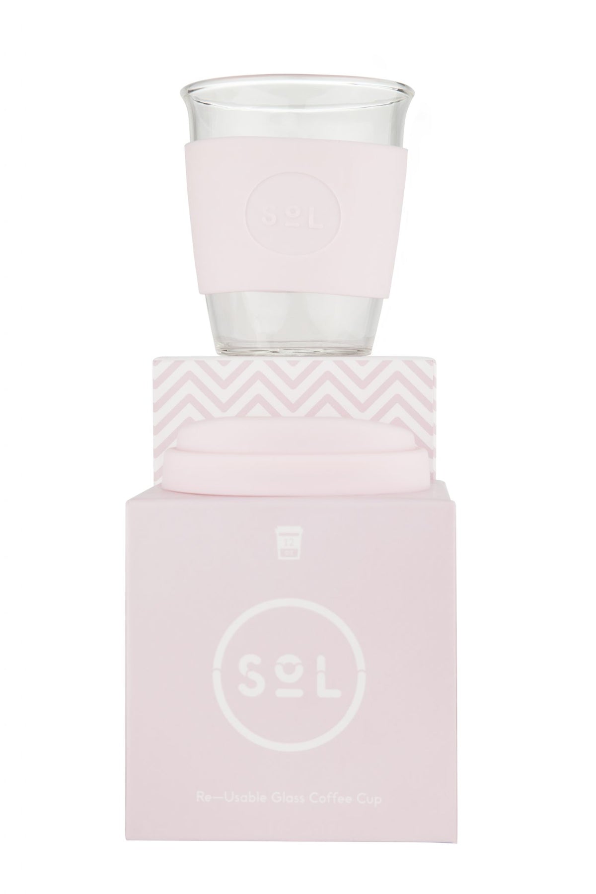 Reusable Coffee Cup - SoL Cups 12oz - Perfect Pink image