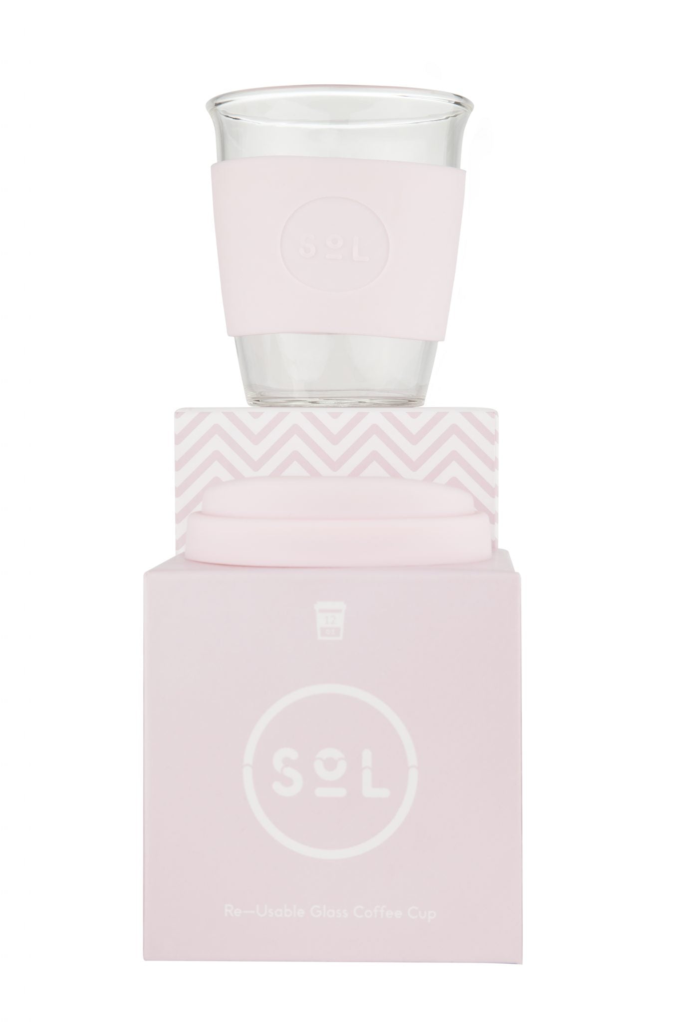 Reusable Coffee Cup - SoL Cups 12oz - Perfect Pink image