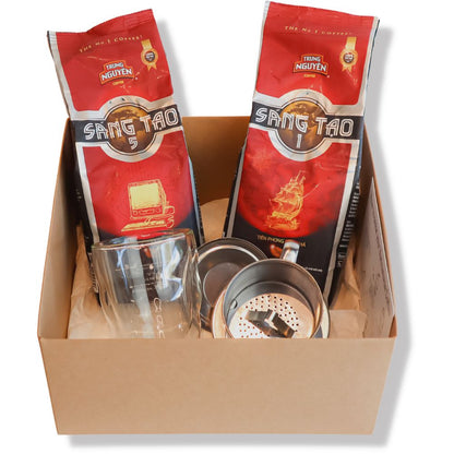 The Ultimate Vietnamese Coffee Gift Pack - Single glass image