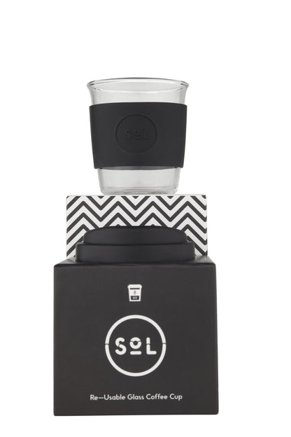 Reusable Coffee Cup - SoL Cups 16oz - Basalt Black image